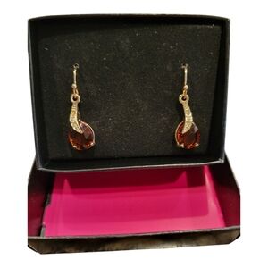 Avon Topaz Colored "Pretty Drama" Earrings